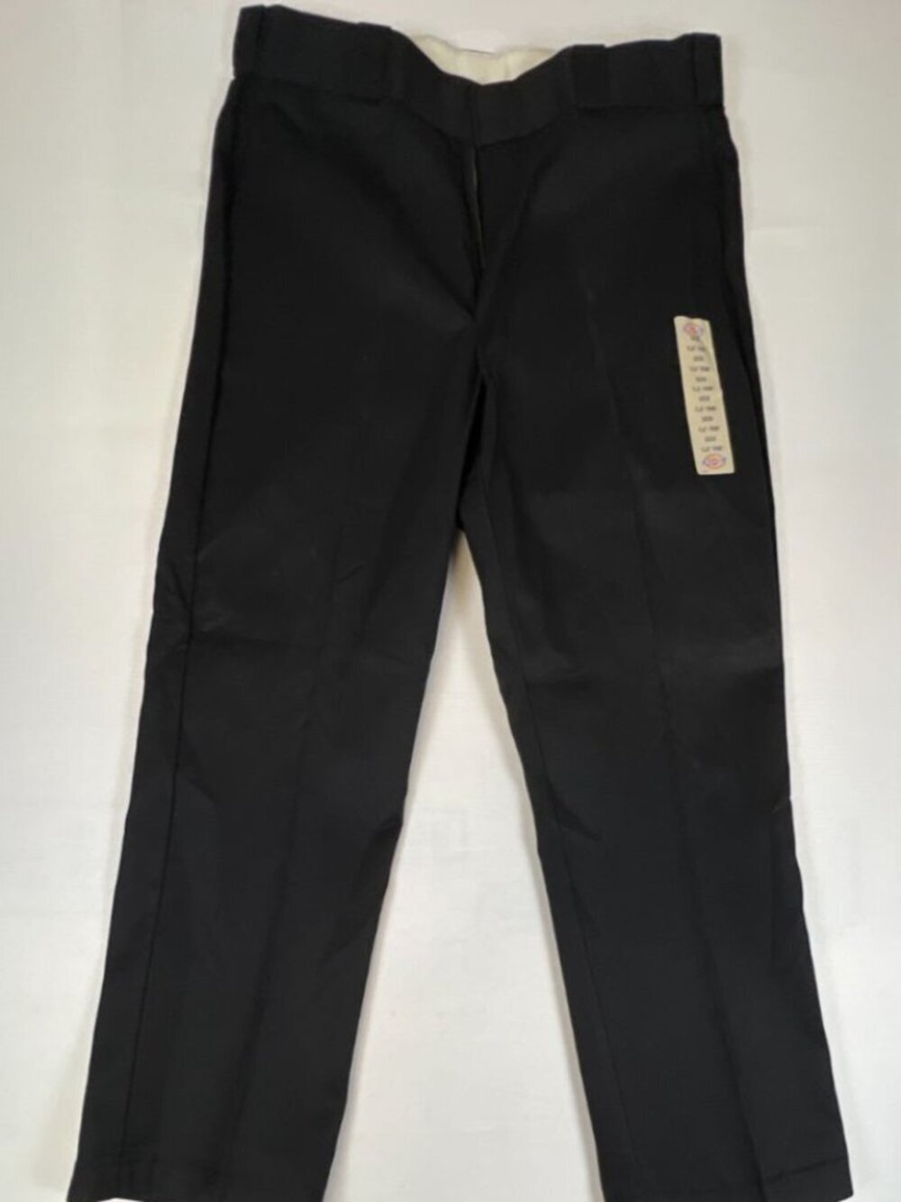 NWT Dickies 874 Work Pants Men's 38x30 Black Flat Front Original Fit